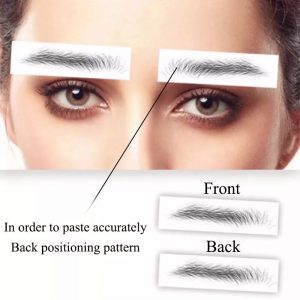 Women Imitation Eyebrow Sticker Tattoo For Beautiful Face