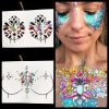 Ladies Carnival Face Body Crystal Adhesive Rhinestones